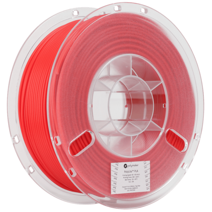 PolyLite PLA 1.75mm Red