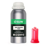 Esun Water Washable Resin 500g Transparent Red